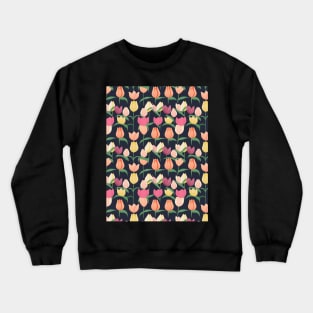 Tulips Flower Seamless Pattern V1 Crewneck Sweatshirt